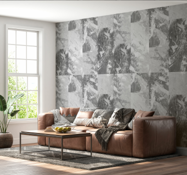 Concretum murum Modern Wallpaper - TenStickers