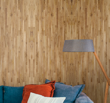 Different shades of brown wood panels Wood wallpaper - TenStickers