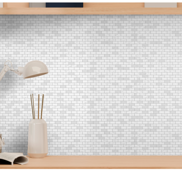 Elegant brick pattern brick effect wallpaper - TenStickers