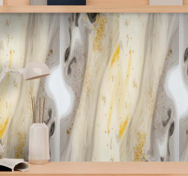 Elegant Gray Design marble effect wallpaper - TenStickers