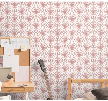 Elegant pink background Modern Wallpaper - TenStickers