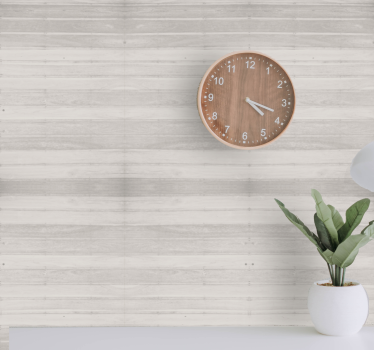 Gray elegant rustic wooden planks Wood wallpaper - TenStickers
