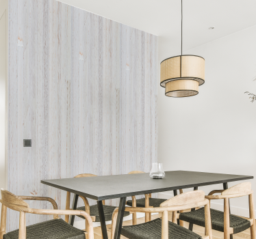 Gray elegant woodpattern Wood wallpaper - TenStickers