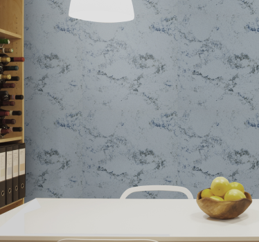 Gray marble effect for kitchen Contemporary wallpaper - TenStickers