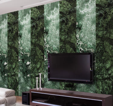 Green marble texture marble Effect Wallpaper - TenStickers