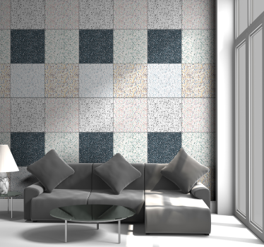 Grey marble Marble Effect Wallpaper - TenStickers