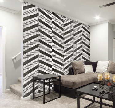 Grey Pattern Wallpaper - TenStickers