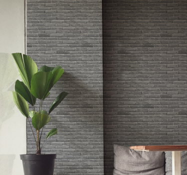 In the Shadow Brick effect wallpaper - TenStickers