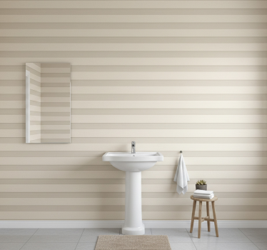 Layered day-night gradient bathroom wallpaper - TenStickers