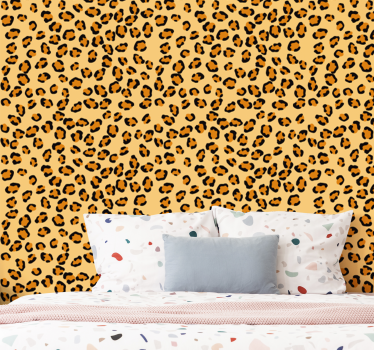 Leopard print Cool animal wallpaper - TenStickers