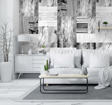 Marble puzzle Pattern Wallpaper - TenStickers