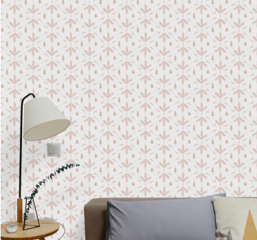 Nordic style seasons Wallpaper for bedroom - TenStickers