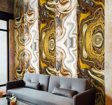 Painted Abstraction Textured Wallpaper - TenStickers