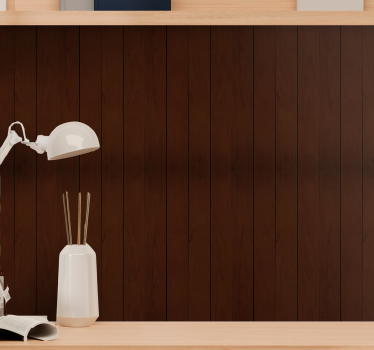 Raw brown planks pattern Wood wallpaper - TenStickers