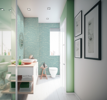 Relaxing ocean waves Toilet Wallpaper - TenStickers