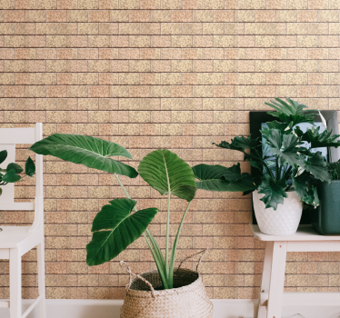 Sand Vision Brick effect wallpaper - TenStickers