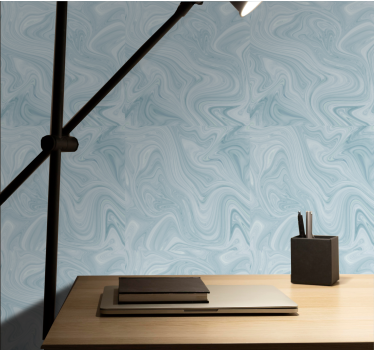 Sleek Fluid Patterns marble effect wallpaper - TenStickers