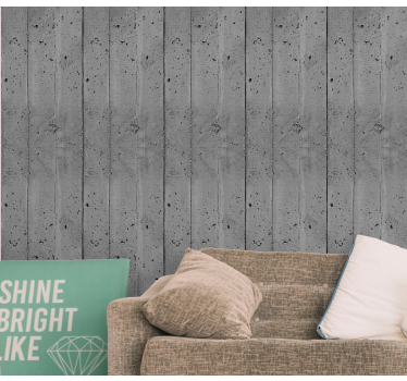 Smooth concrete look wallpaper - TenStickers