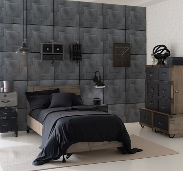 steel plates Teens wallpaper - TenStickers
