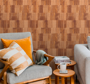 Textured Brown Surface marble effect wallpaper - TenStickers