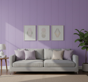 Textured wallpaper matte lilac - TenStickers