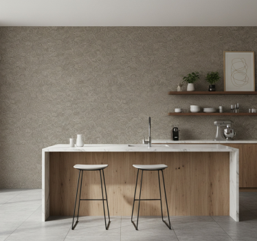 Textured wallpaper swirled line designs - TenStickers