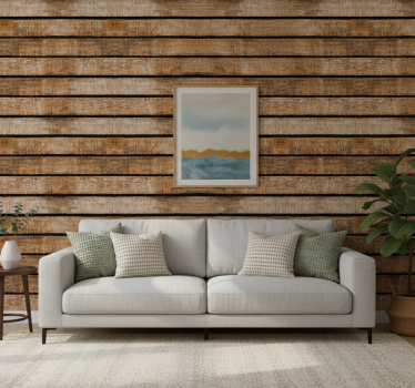Textured wallpaper wooden pallet design - TenStickers