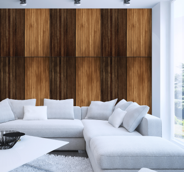 Wallpaper Natural vitality wooden - TenStickers
