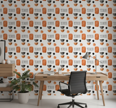 Wallpaper office minimalist geometric designs - TenStickers