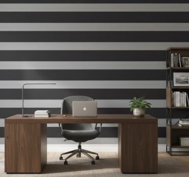 Wallpaper office trendy black sun protection - TenStickers