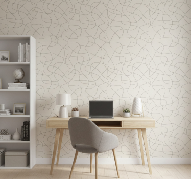 Wallpaper office trendy light see-through - TenStickers