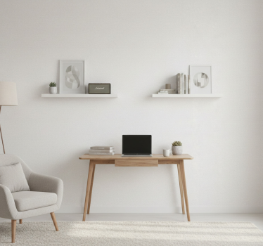 Wallpaper office white translucent - TenStickers