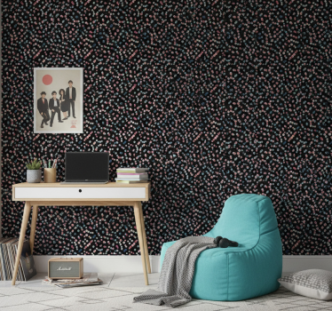 Wallpaper teenage bedroom colorful dot design - TenStickers