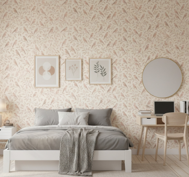 Wallpaper teenage bedroom vintage bird trail - TenStickers