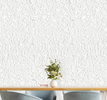 White 3D stones pattern Stone effect wallpaper - TenStickers